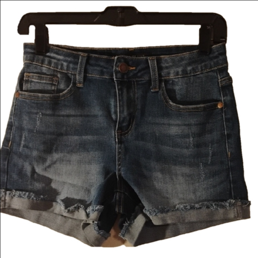 Judy Blue Distressed Jean Shorts . Size 25.Great For Summer.